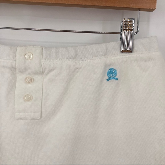 Tommy Jeans Y2K RARE Cotton Tennis Peplum Pleated Skort White Medium - Picture 3 of 10